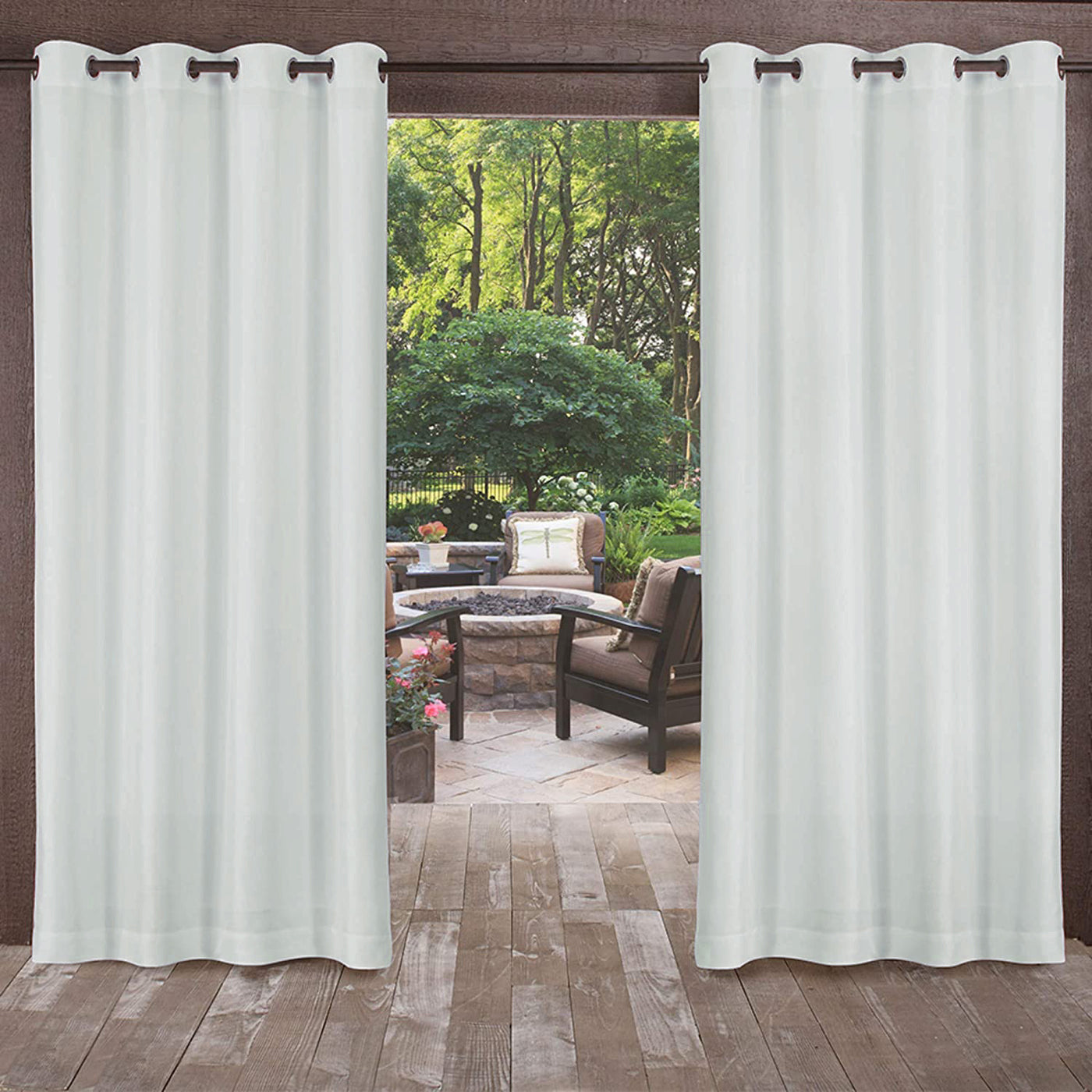 Waterproof Outdoor Pavilion Terrace Curtain Finished Curtain