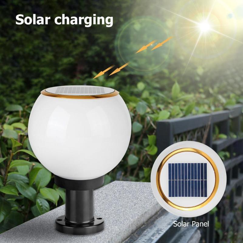 Outdoor round gate light