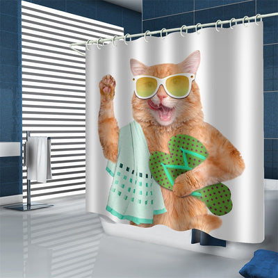 Shower curtain curtain waterproof
