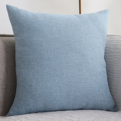 Plain Cotton Linen Sofa Cushion