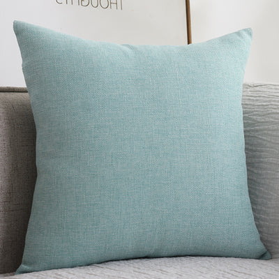 Plain Cotton Linen Sofa Cushion