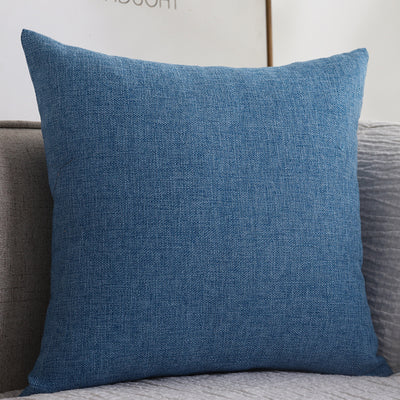 Plain Cotton Linen Sofa Cushion