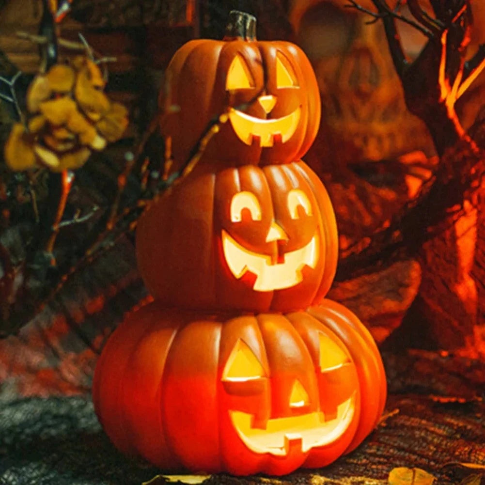 LED Pumpkin Lamp Lantern
