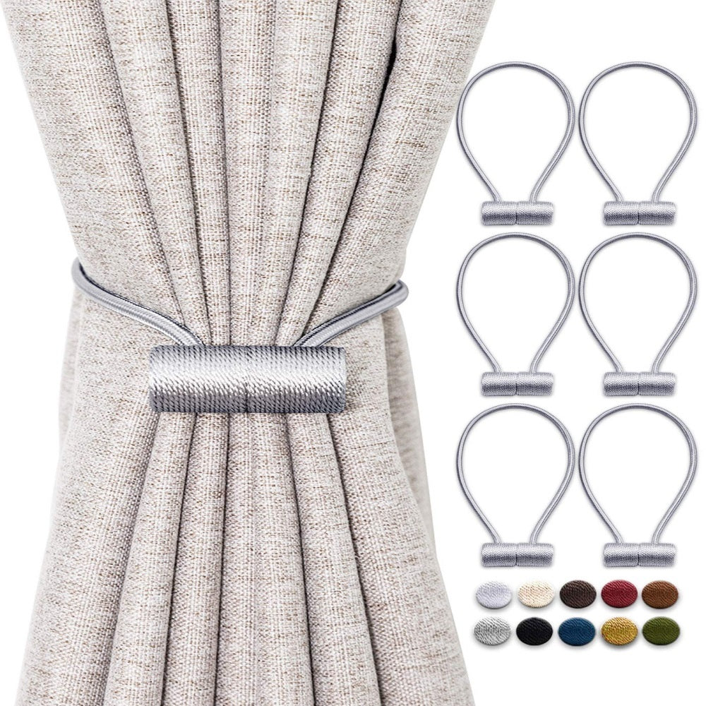 Solid Color Magnetic Curtain Strap Curtain Buckle