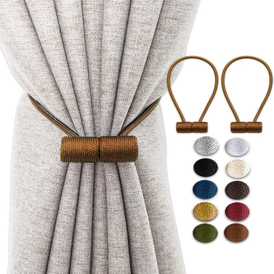 Solid Color Magnetic Curtain Strap Curtain Buckle