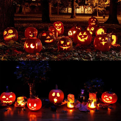 LED Pumpkin Lamp Lantern