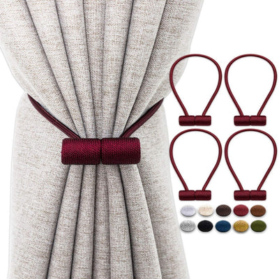 Solid Color Magnetic Curtain Strap Curtain Buckle