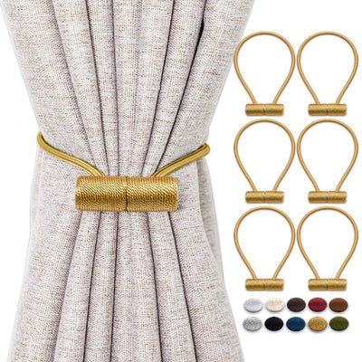 Solid Color Magnetic Curtain Strap Curtain Buckle