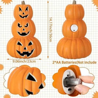 LED Pumpkin Lamp Lantern