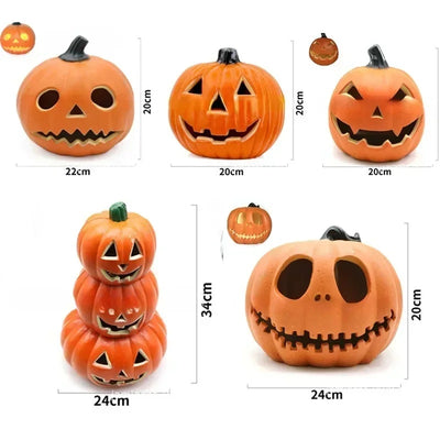LED Pumpkin Lamp Lantern