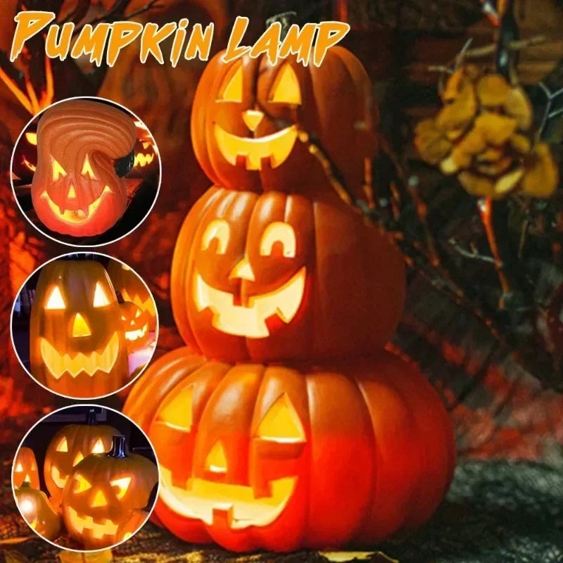 LED Pumpkin Lamp Lantern