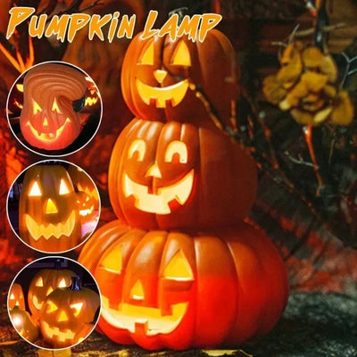 LED Pumpkin Lamp Lantern