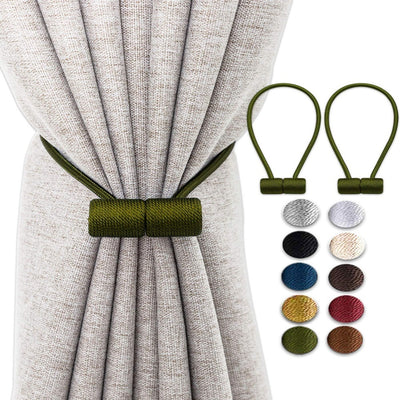 Solid Color Magnetic Curtain Strap Curtain Buckle