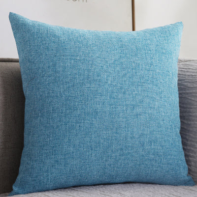 Plain Cotton Linen Sofa Cushion